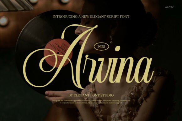 Arvina: A Modern Script Font for Elegant Design