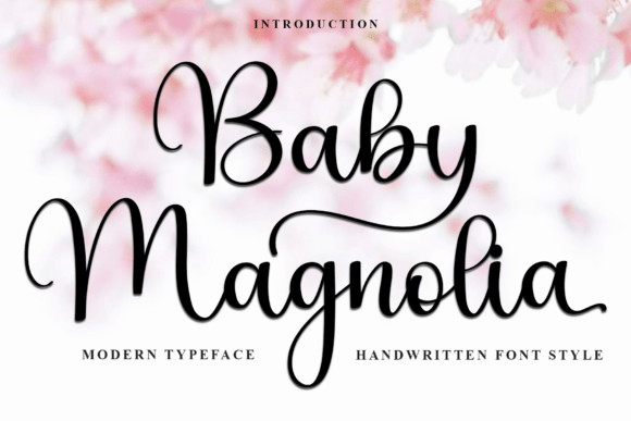 Baby Magnolia: The Festive Typeface for Your Holiday Designs