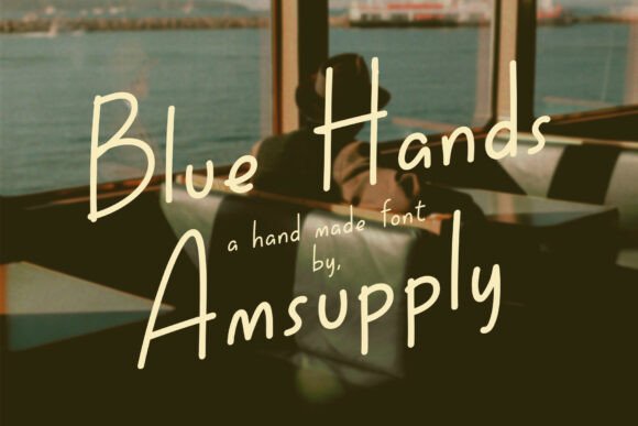Blue Hands: A Font with Soul and Authenticity
