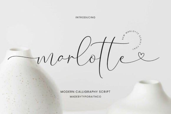 Discover Marlotte: A Script Font of Graceful Charm