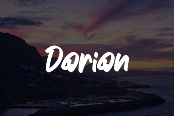 Dorion: A Modern Typeface for Clarity and Style