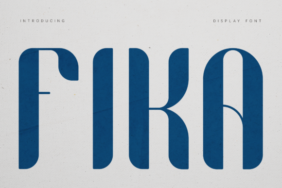 Fika: A Display Serif with Character and Warmth