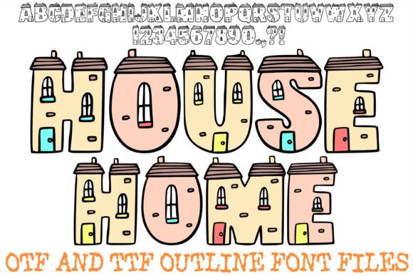 House Home Font: Crafting Cozy, Architectural Typography