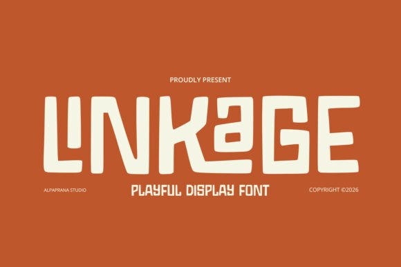 Linkage: A Modern Display Font for Creative Brands