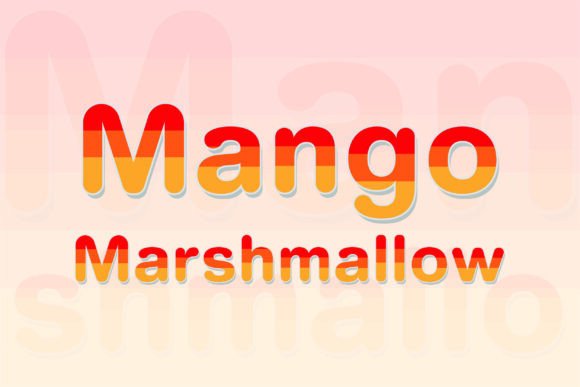 Mango Marshmallow: A Burst of Sunshine for Your Designs