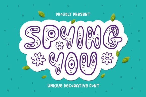 Spying You: A Font That Looks Right Back at You