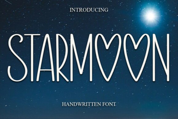 Starmoon: A Handwritten Font That Feels Like a Hug