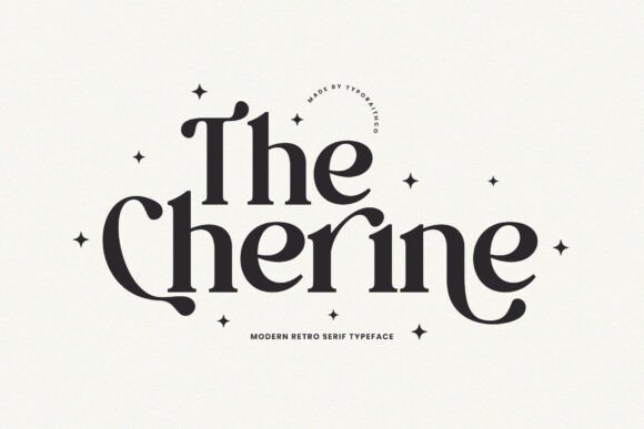The Cherine: A Modern Retro Serif for Standout Branding