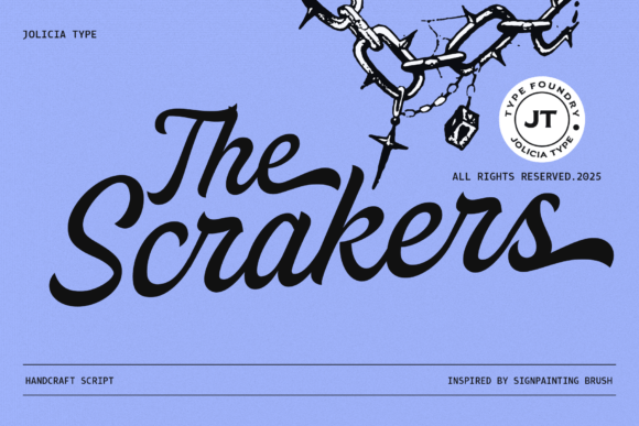 The Scrakers: A Bold Script for Authentic Branding