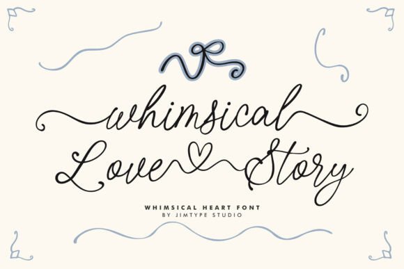 Whimsical Love Story: A Font That Feels Like a Handwritten Note